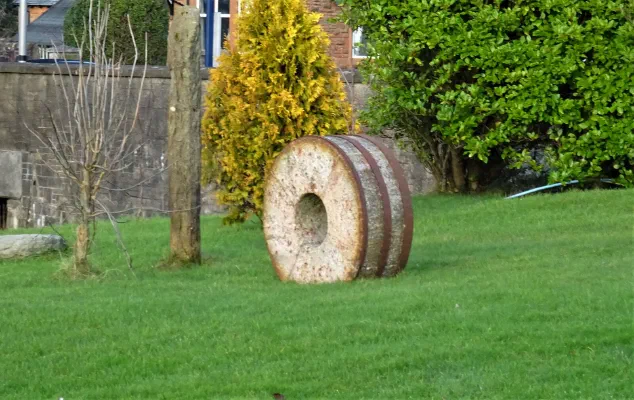Cover art — Sea Mill's millstone, Seamill, North Ayrshire