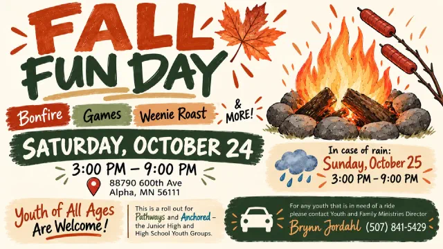 Fall Fun Day: Saturday, October 24